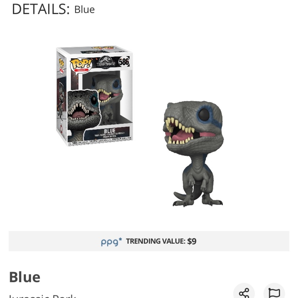 Jurassic Park blue